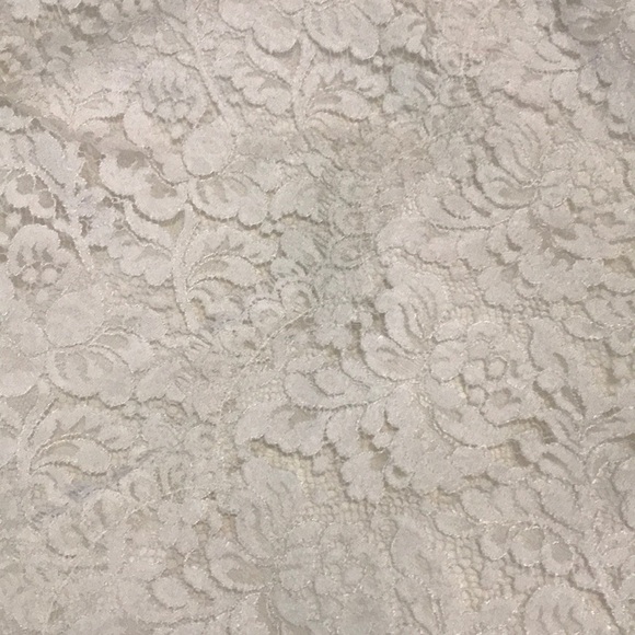 J.Crew Ivory Lace Eyelash Feminine Wedding Dress - Picture 8 of 8